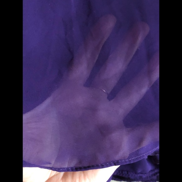 Windsor sequins Rhinestones strapless Purple dress size 7 - Picture 13 of 15